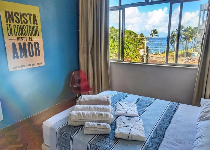 Apartamentos Na Barra Com Vista Mar, A 1 Minuto Da Praia E Do Circuito Do Carnaval - Seaview Private Apartments